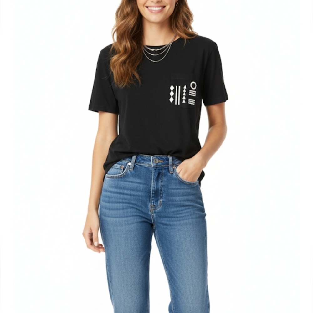 Madewell woman's black tshirt size xs